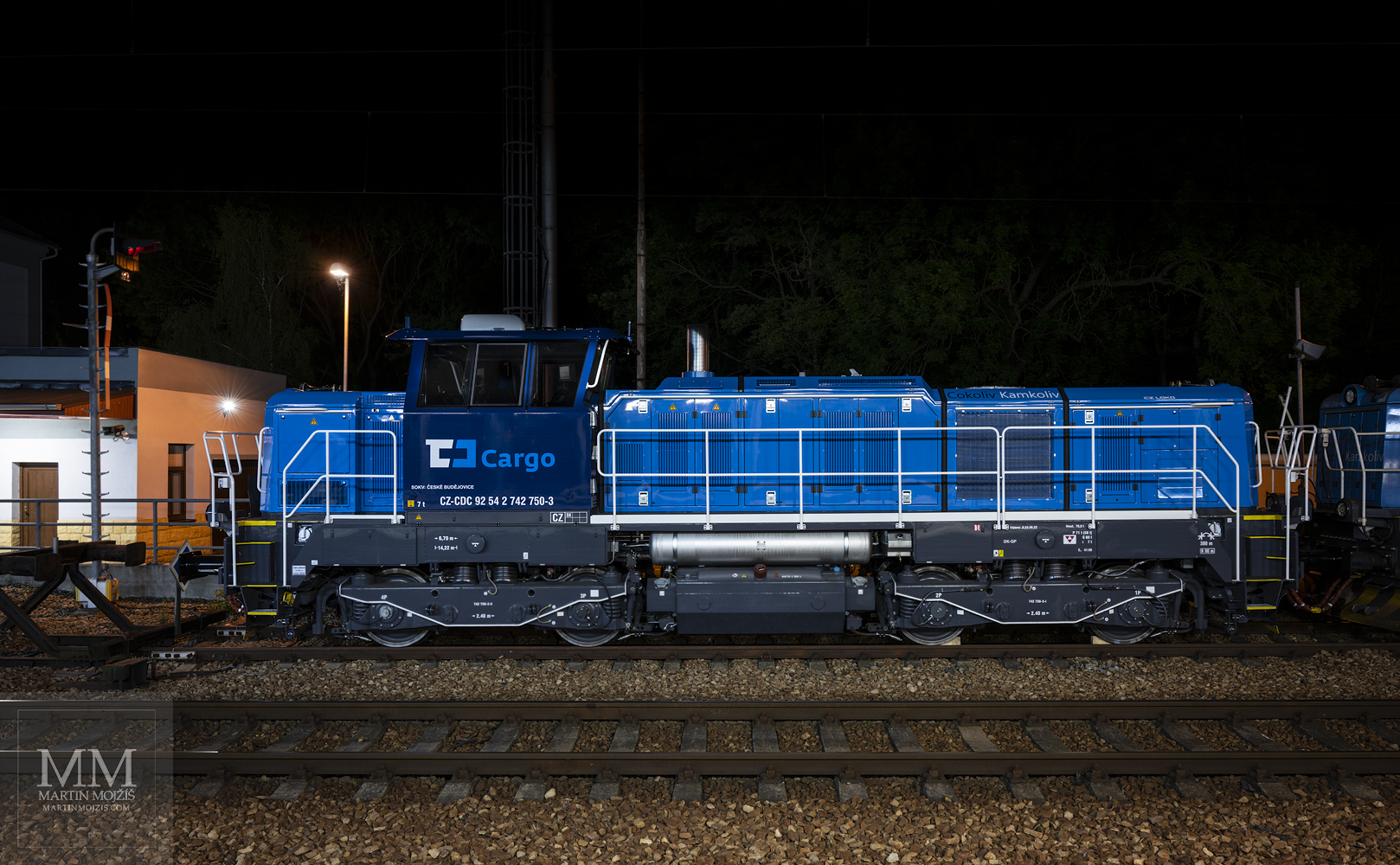 Locomotive 742 750-3 CD Cargo.