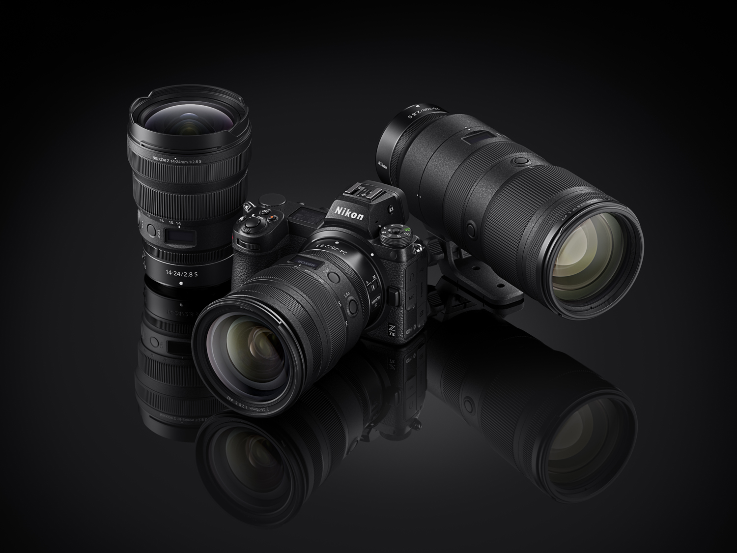 Nikon Z7II and 2.8 lenses.