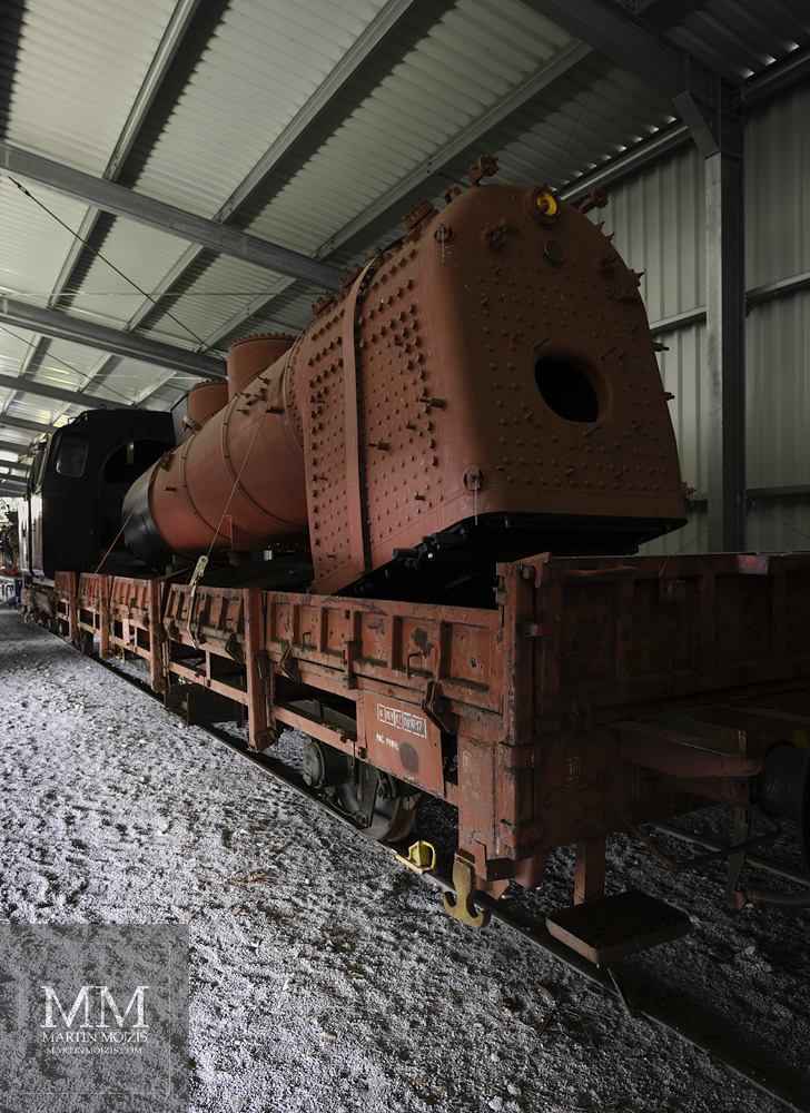 Rekonstruované díly parní lokomotivy 433.025.