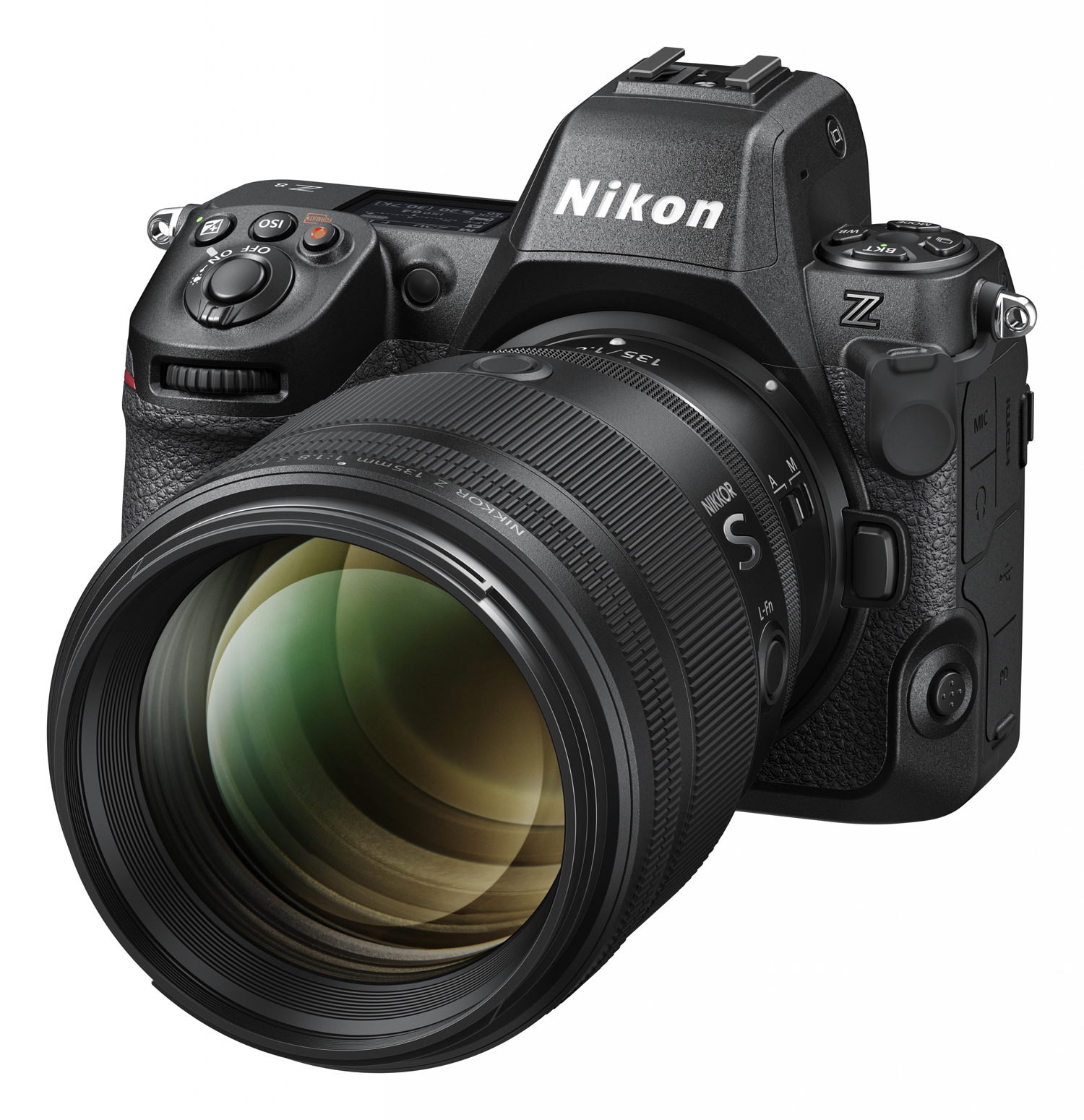 Nikkor Z 135 mm f/1.8 S Plena s fotoaparátem Nikon Z8.
