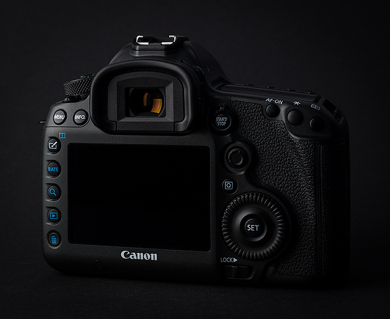 Canon EOS 5DSR – rear side.