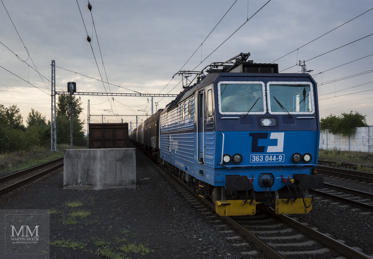 Lokomotiva 363 044-9 České dráhy Cargo.