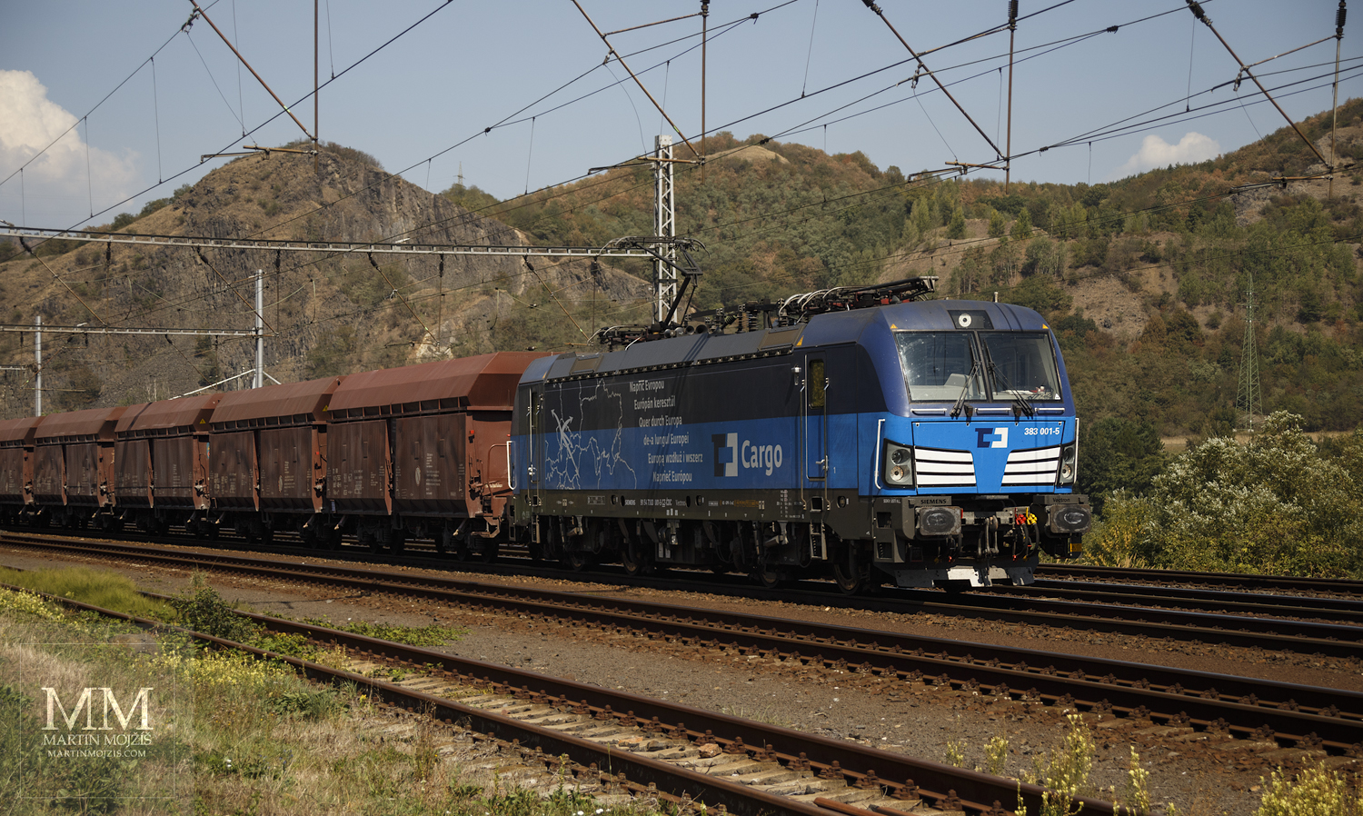 Siemens Vectron 383 001-5 České dráhy Cargo. Fotografické cesty.