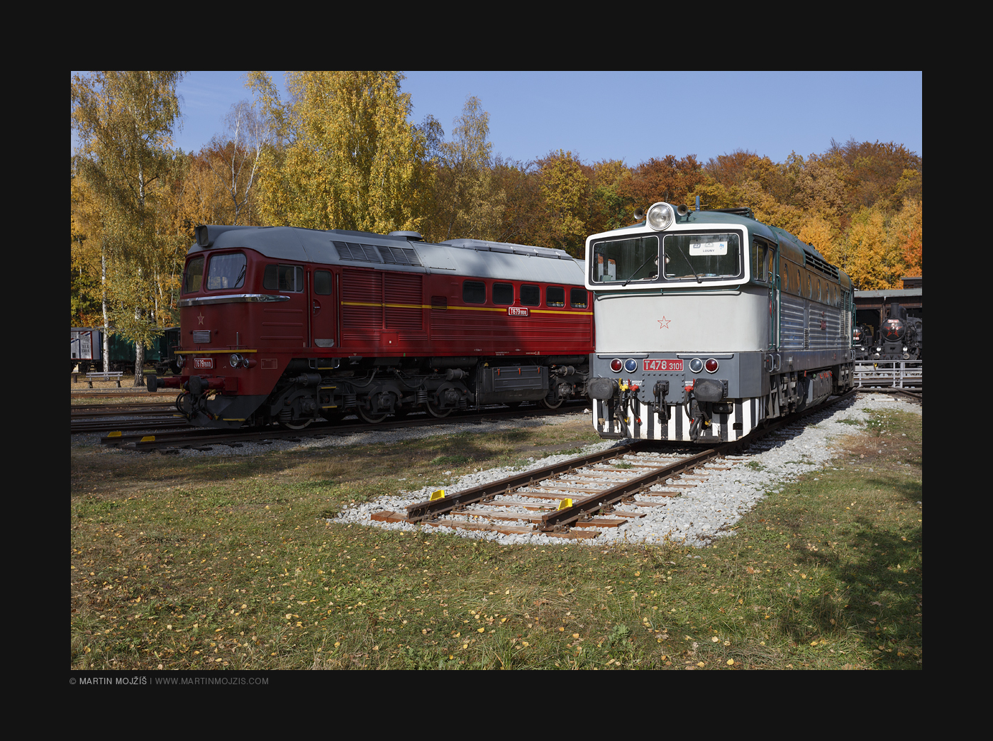 Motorová lokomotiva T 478.3101, zvaná Brejlovec.