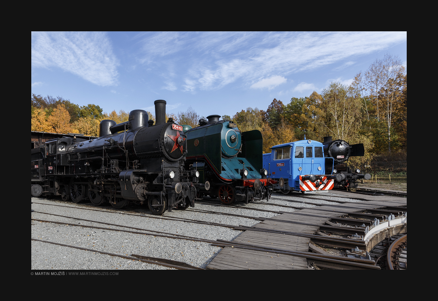 Parní lokomotivy a malá modrá T 211.0101.