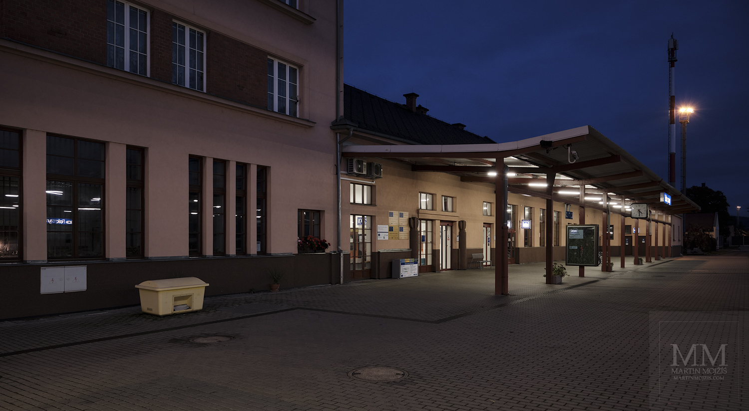Rokycany railway station.