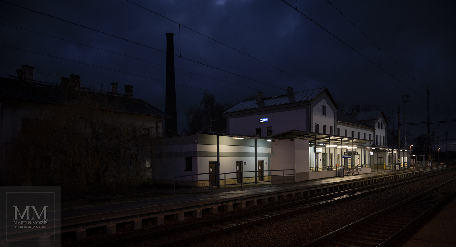 Zdice railway station, main station building.