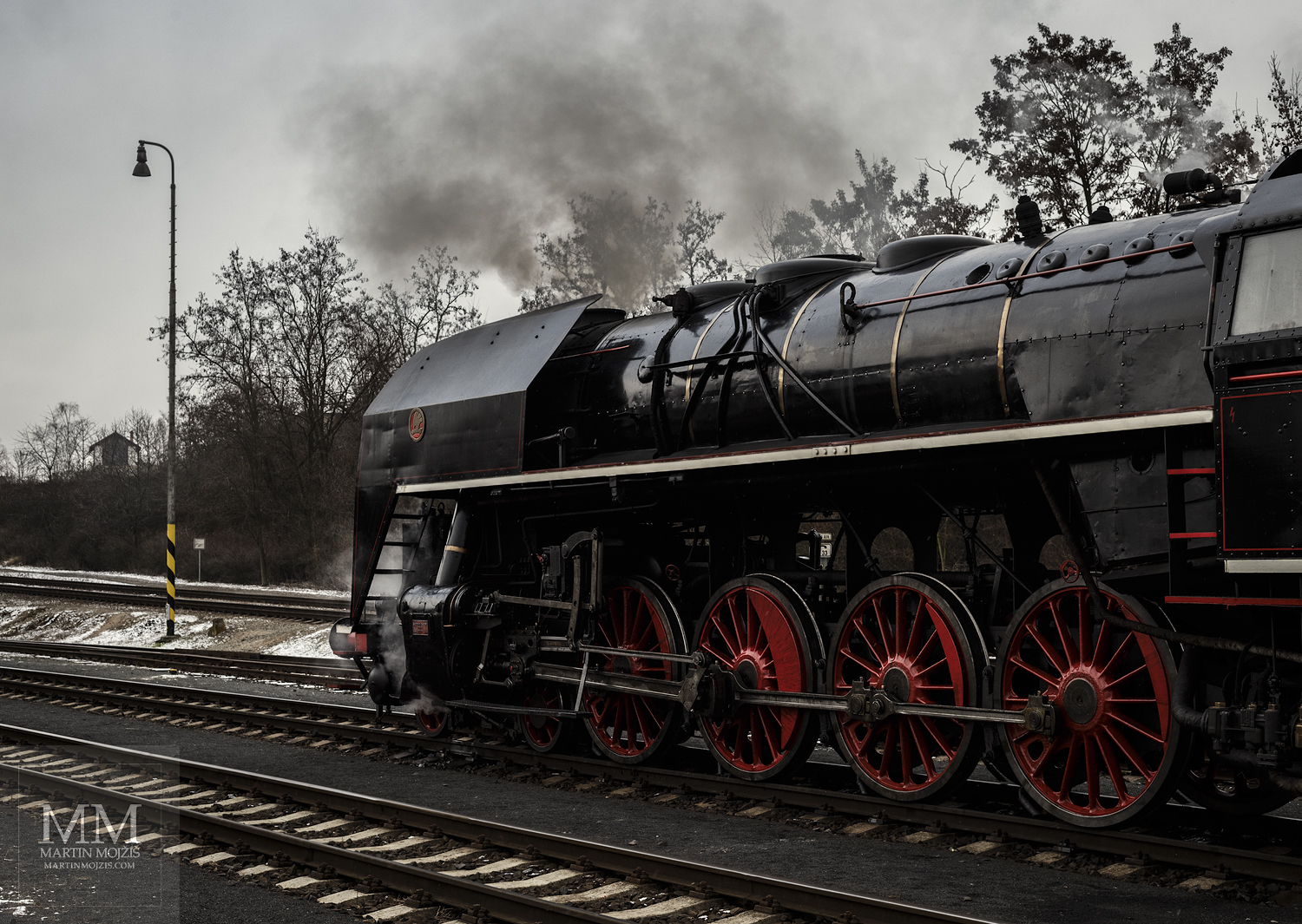 Fine Art large format photograph of the steam locomotive 475.179 Noblewoman. Martin Mojzis.
