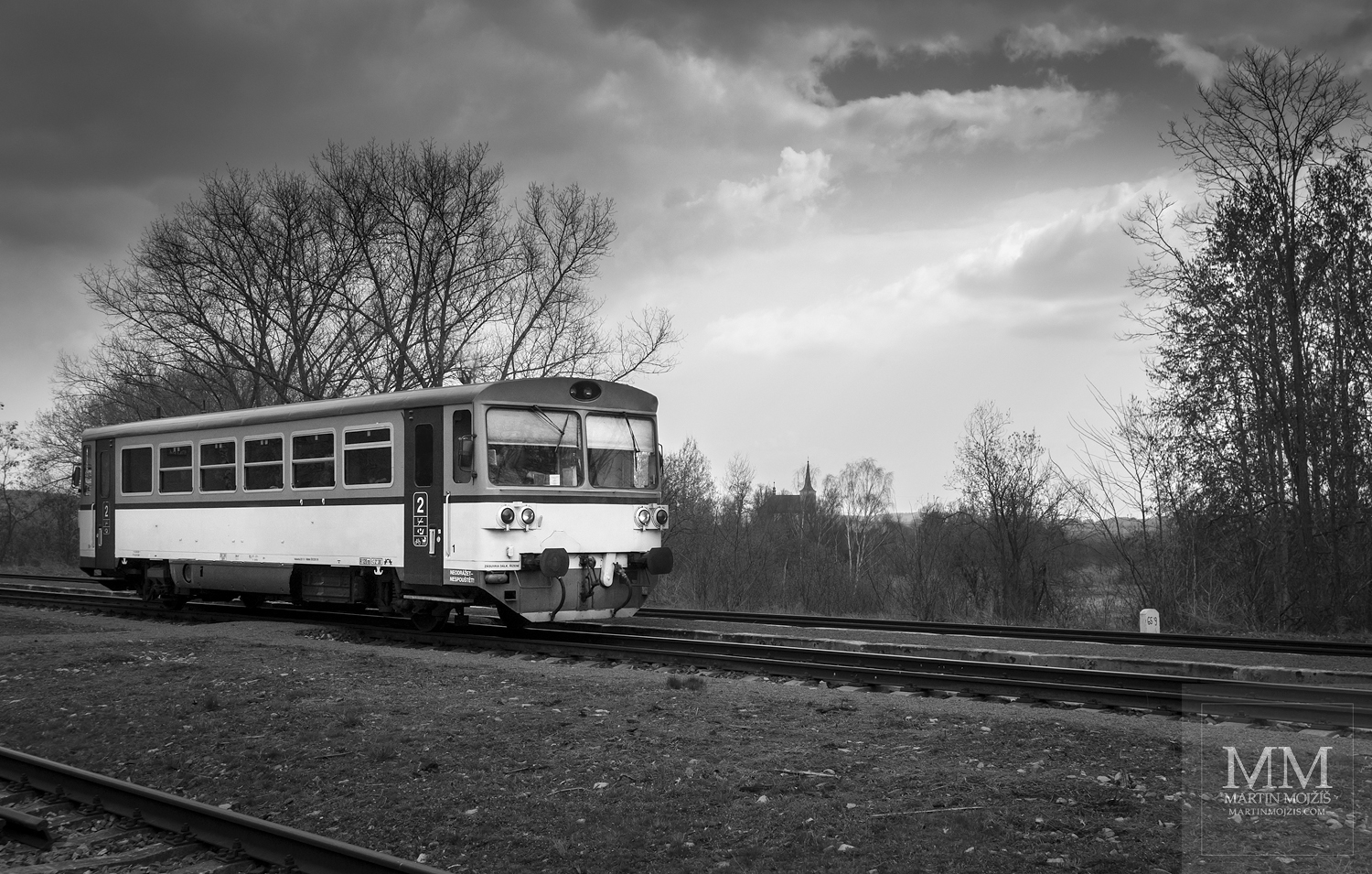 Fine Art photograph of the Czech small engine train. Martin Mojzis.