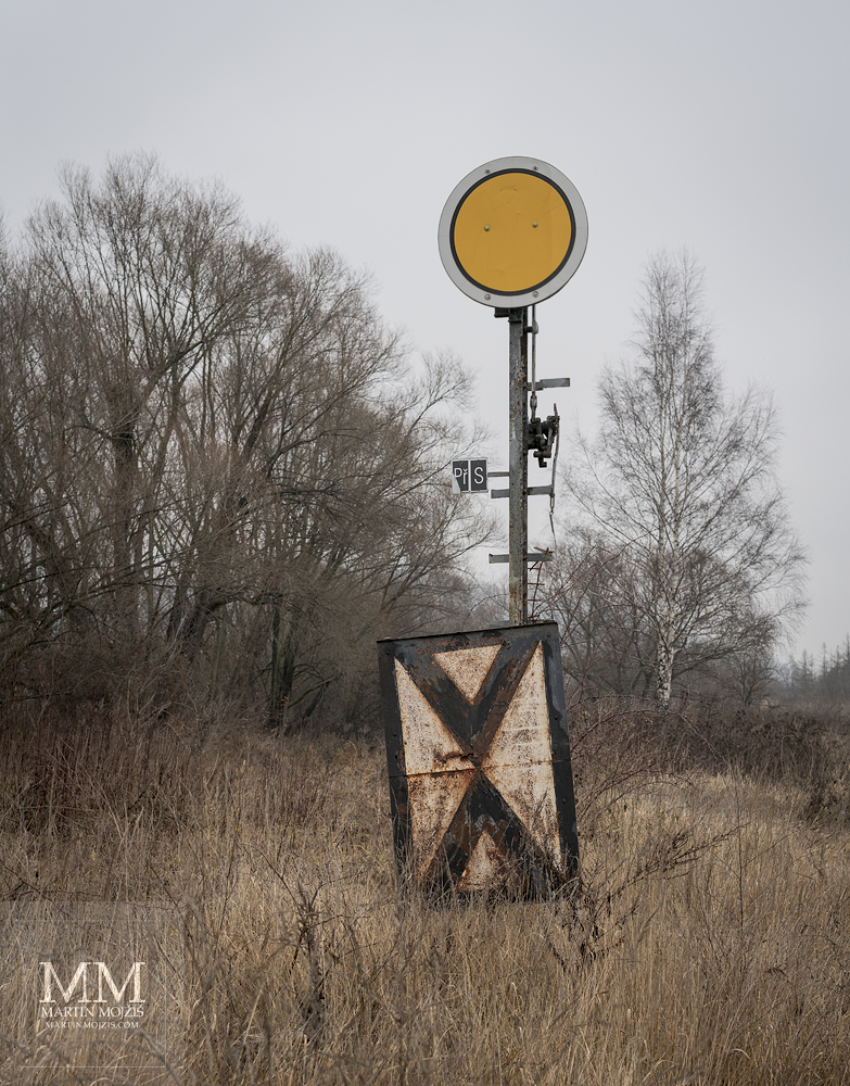 Fine Art large format photograph DISAPPEARED RAILS, photographed by Martin Mojzis.