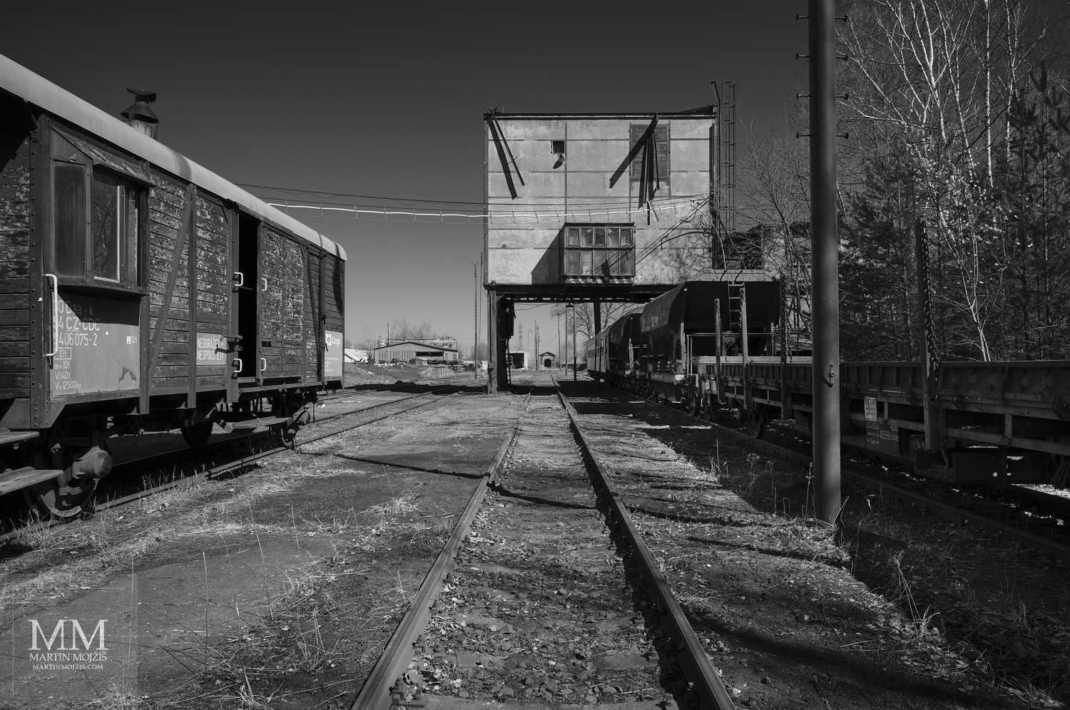Fine Art large format photograph THE HIDDEN TRAIN STATION, photographed by Martin Mojzis.